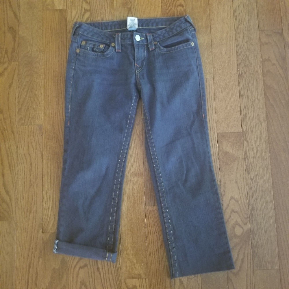 True Religion Johnny Cropped Jeans